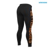 Better Bodies Леггинсы Logo Tights Black / Orange (фото-1)