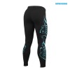 Better Bodies Леггинсы Womens Logo Tights, Black / Aqua (фото-1)