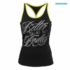 Better Bodies Майка Energy T-Back Black/Lime