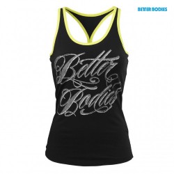 Better Bodies Майка Energy T-Back Black/Lime