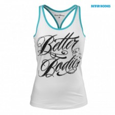 Better Bodies Майка Energy T-Back White/Aqua