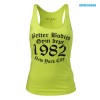 Better Bodies Майка Raw Jersey Tank, Lime (фото-0)