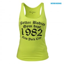 Better Bodies Майка Raw Jersey Tank, Lime