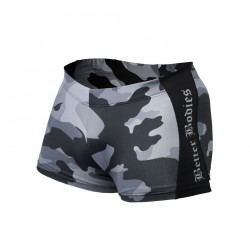 Better Bodies Обтягивающие шорты BB Short Tights, Grey camoprint