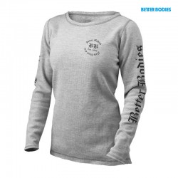Better Bodies Свитер Women Thermal L/S, Greymelange