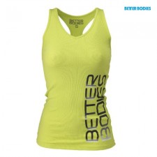 Better Bodies Спортивная майка Fitness Rib T-Back, Lime