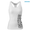 Better Bodies Спортивная майка Fitness Rib T-Back, White (фото-0)