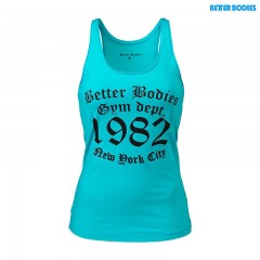 Отзывы Better Bodies Спортивная майка Raw jersey tank, Aqua blue