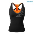Better Bodies Спортивная майка Support 2-layer Top, Black/Orange