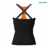 Better Bodies Спортивная майка Support 2-layer Top, Black/Orange (фото-1)