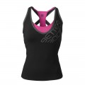 Better Bodies Спортивная майка Support 2-layer Top, Black/Pink