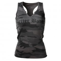 Better Bodies Спортивная майка V-Neck Cut Rib Tank, Grey 