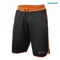 Отзывы Better Bodies Спортивные шорты Mesh Gym Short, Black/Orange