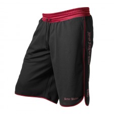 Better Bodies Спортивные шорты Mesh Gym Short, Black/Red