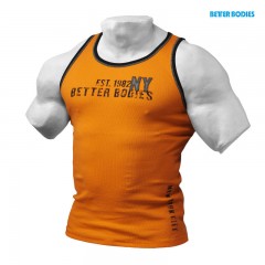 Отзывы Better Bodies Тренировочная майка BB Rib Tank, Orange/Black