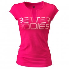 Better Bodies Футболка Fitness V-Tee, Hot Pink