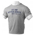 Better Bodies Футболка Graphic Logo Tee, Greymelange