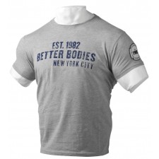 Better Bodies Футболка Graphic Logo Tee, Greymelange