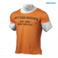 Better Bodies Футболка N.Y Street Tee Wash, Orange