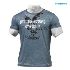 Better Bodies Футболка N.Y. Rough Tee, Ocean blue