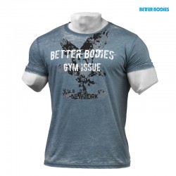 Better Bodies Футболка N.Y. Rough Tee, Ocean blue