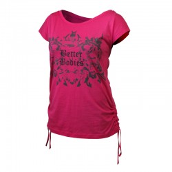 Better Bodies Футболка Printed S\S Tee, Hot Pink