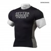Better Bodies Футболка Tight Fit Tee, Black/Grey (фото-0)