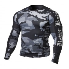 Better Bodies Футболка с длин рук Flex Tight l/s, Grey camoprint