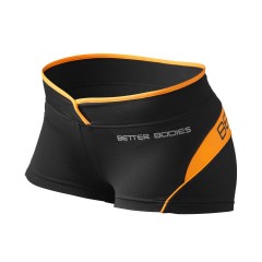 Отзывы Better Bodies Шорты Shaped Hotpant, Black/Orange