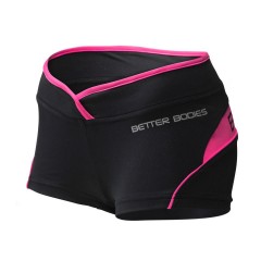Отзывы Better Bodies Шорты Shaped Hotpant, Black/Pink