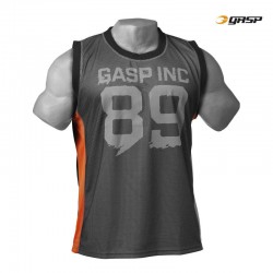 GASP Спортивная безрукавка No1 Mesh Tank, Black\Flame
