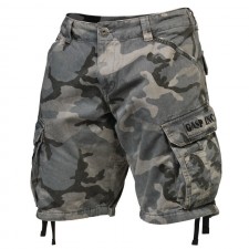 GASP Уличные шорты GASP Army Short, Grey camoprint
