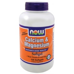 NOW Calcium & Magnesium - 120 капсул