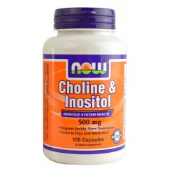 Отзывы NOW Choline & Inositol 500 mg - 100 капсул
