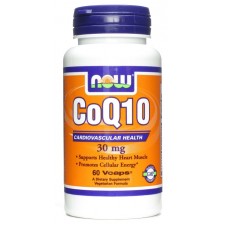 NOW CoQ10 30mg - 60 капсул