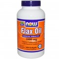NOW Flax Oil 1000mg - 250 капсул