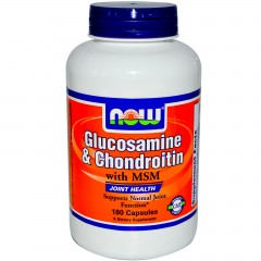 Отзывы NOW Glucosamine & Chondroitin with MSM - 180 капсул