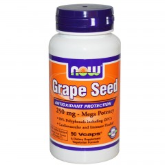 Отзывы NOW Grape Seed - 90 капсул 