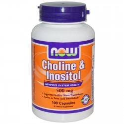 NOW Inositol 500 mg - 100 Capsules