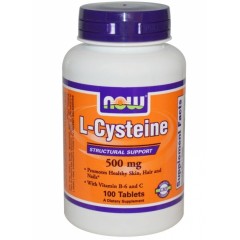 Отзывы NOW L-Cysteine (500mg) - 100 таблеток