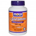 NOW L-Glutamine 500mg - 120 капсул