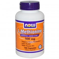 NOW L-Methionine 500mg - 100 капсул