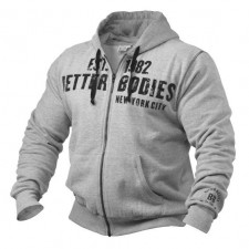 Better Bodies Толстовка Graphic Hoodie, Greymelange