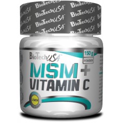 BioTech MSM + Vitamin C - 150 грамм