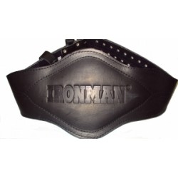 IRONMAN Ремень кожаный 2-х слойный с доп. поддержкой спины