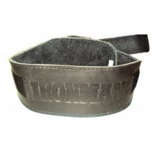 IRONMAN Ремень кожаный (Фитнес) на липучке