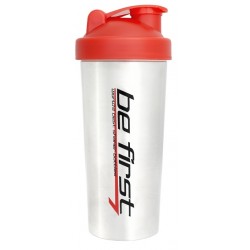 Be First металлический шейкер - 700 мл (красный - спираль)