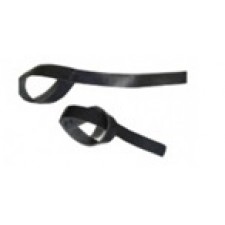 Be First  Лямки для тяги кожаные без вставок (черные)