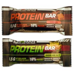 IRONMAN Protein Bar - протеиновый батончик с коллагеном - 35 гр