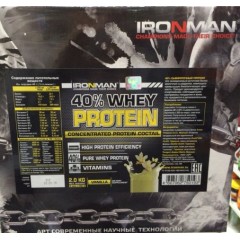 Отзывы Ironman 40% Whey Protein - 2000 г